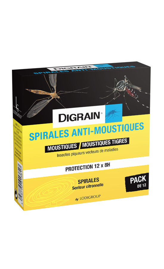 Digrain Spirales anti-moustiques 