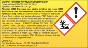 Insecticide Termites Digrain formule concentré 500 mL