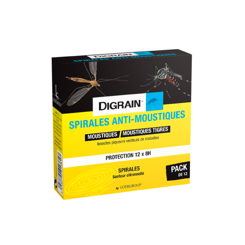 DIGRAIN Spirales anti-moustiques